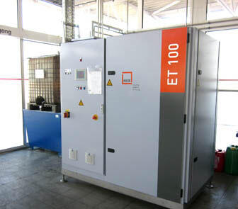 Nach Inbetriebnahme eines Verdampfers ET 100 von MKR Metzger hat ein Metallverarbeiter seine Entsorgungskosten um rund 90 % gesenkt. 